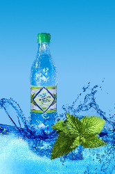 Напиток безалкогольный «Голубой Ключ с ароматом мяты» сильногазированный 0,5л