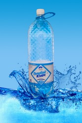 Вода питьевая «Голубой Ключ» негазированная 2,0л